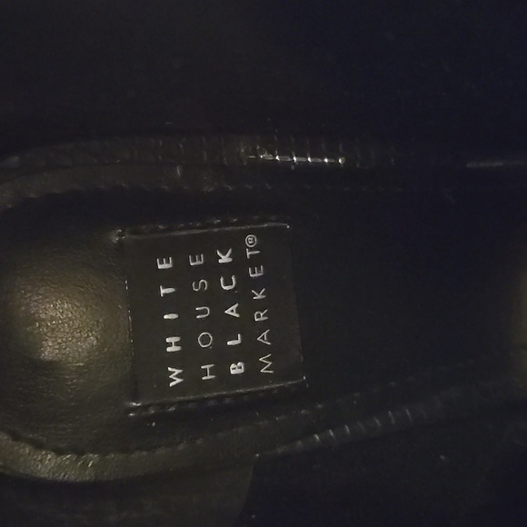 White House Black Market Elegant Black Heeled Boots - Picture 4 of 5